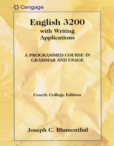 English 3200 with Writing Applications: A Programmed Course in Grammar and Usage