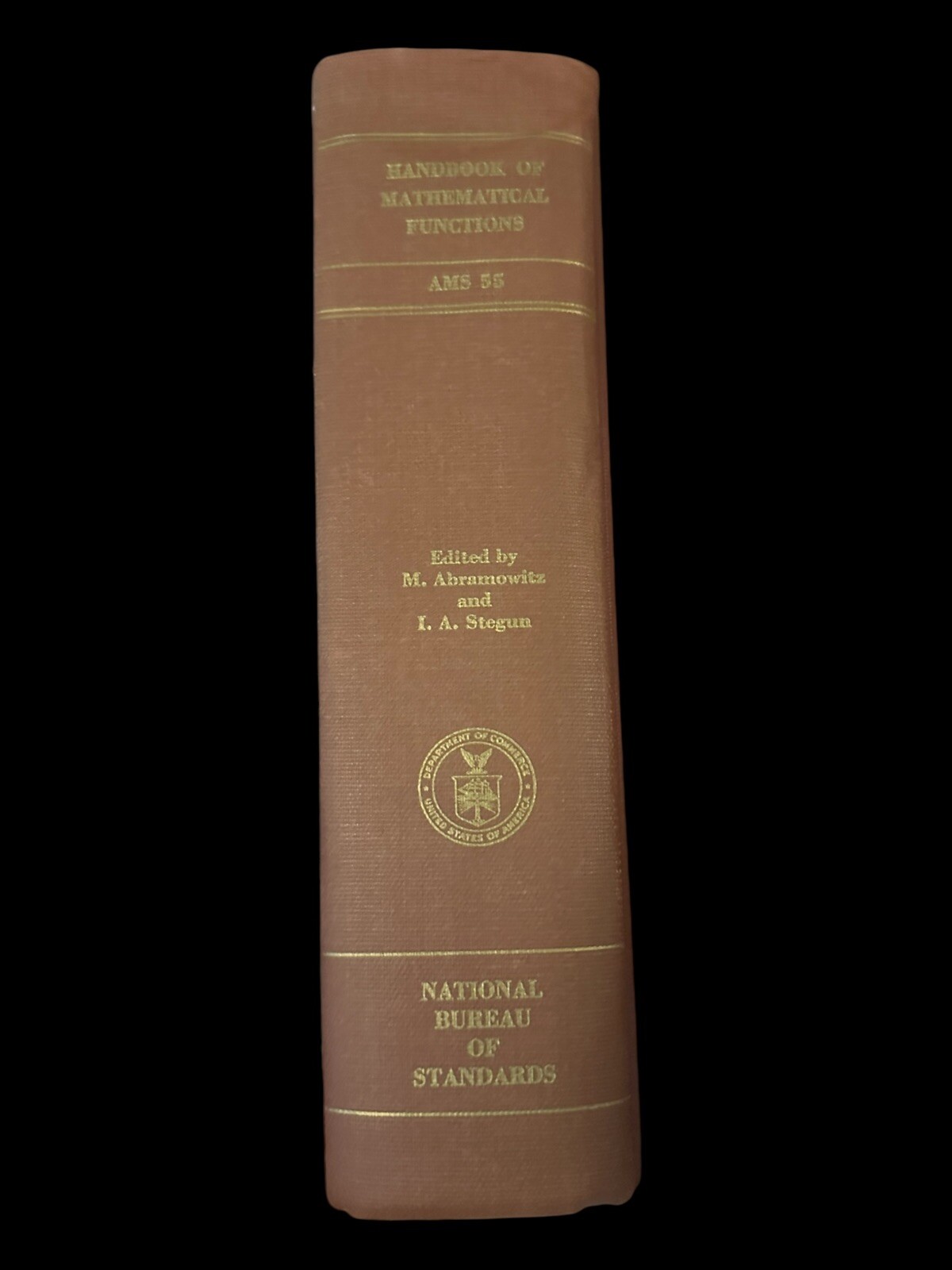 Handbook of Mathematical Functions W/Formulas, Graphs & Mathematical Tables 1972