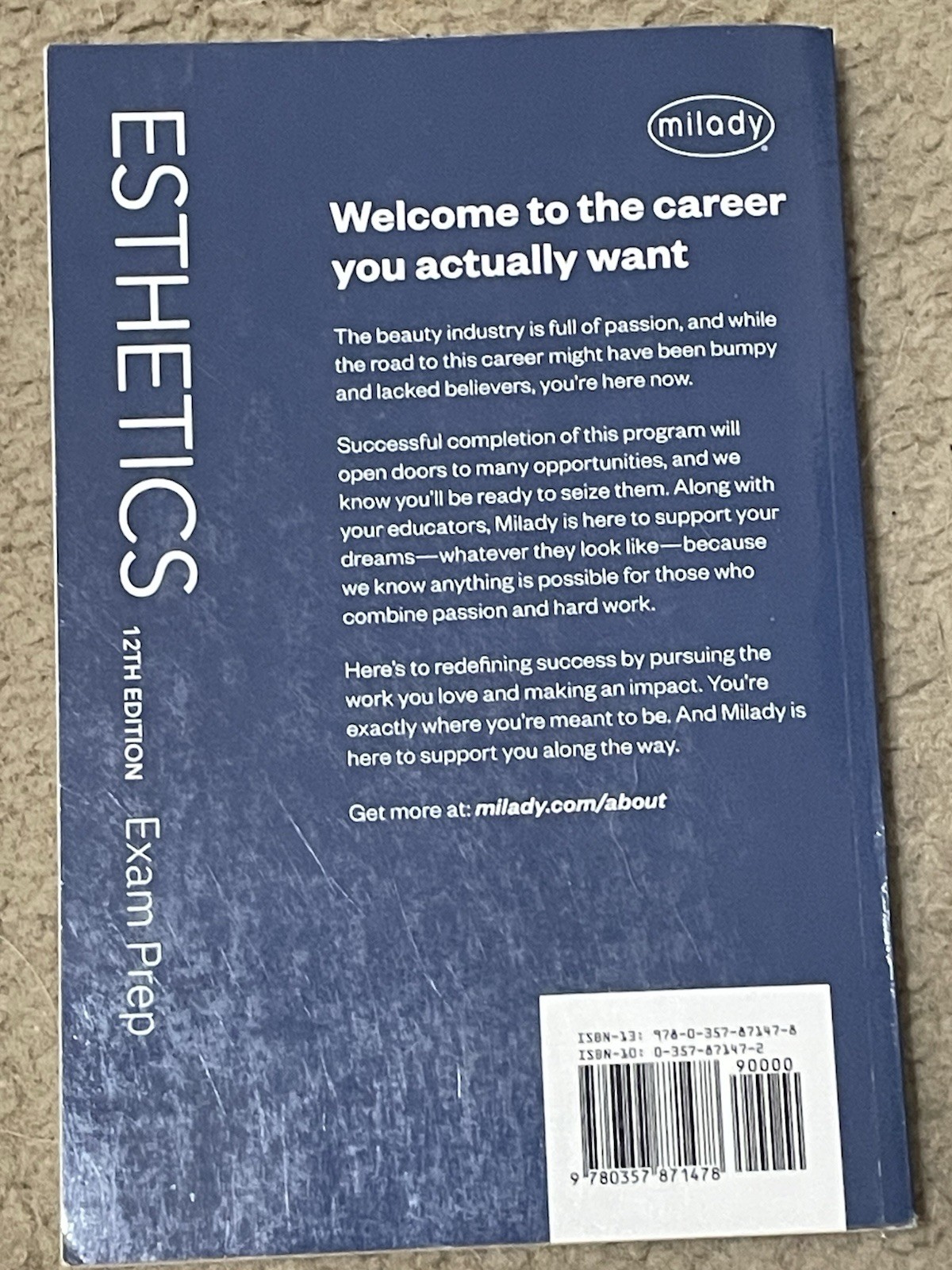 Exam Prep for Milady Standard Esthetics, 12th by Milady (2021, Trade Paperback)