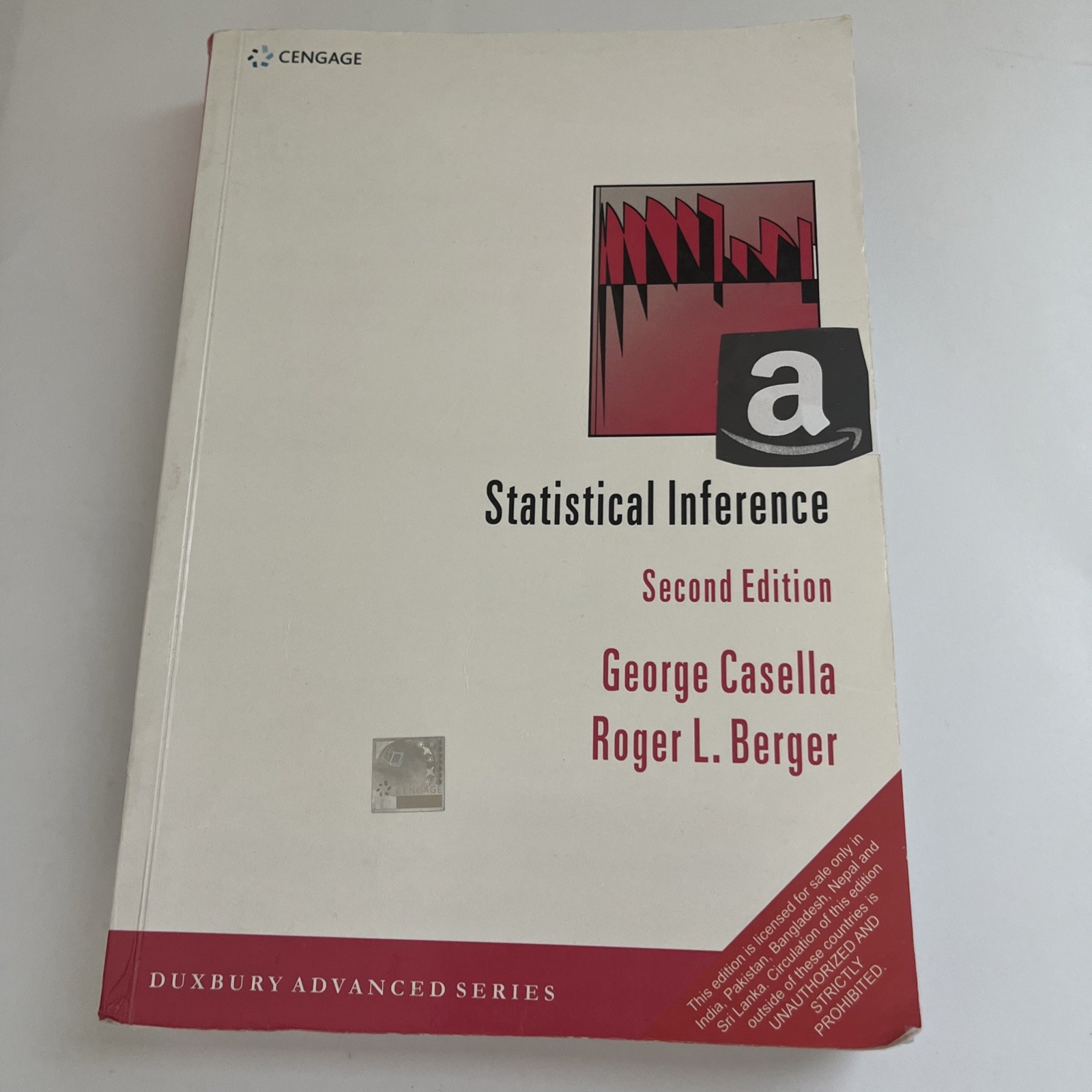 Statistical Inference 2nd Edition 2E By George Casella and Roger L. Berger Pb