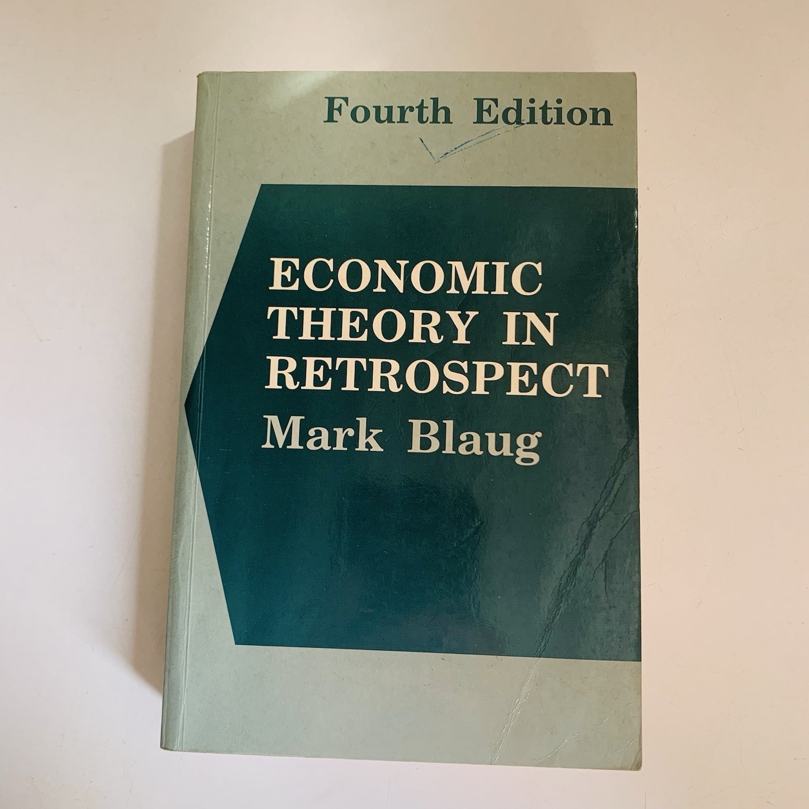 Economic Theory in Retrospect by Mark Blaug Fourth Edition Paperback Book 1990