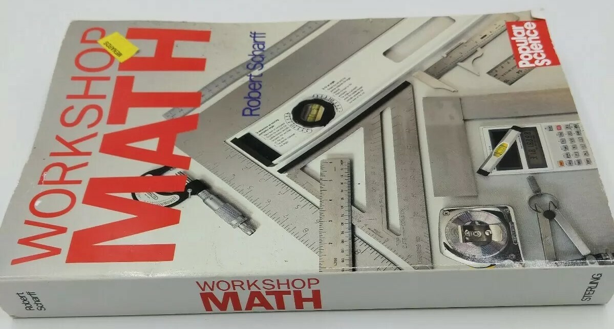 Popular Science Workshop Math Book by Robert Scharff –