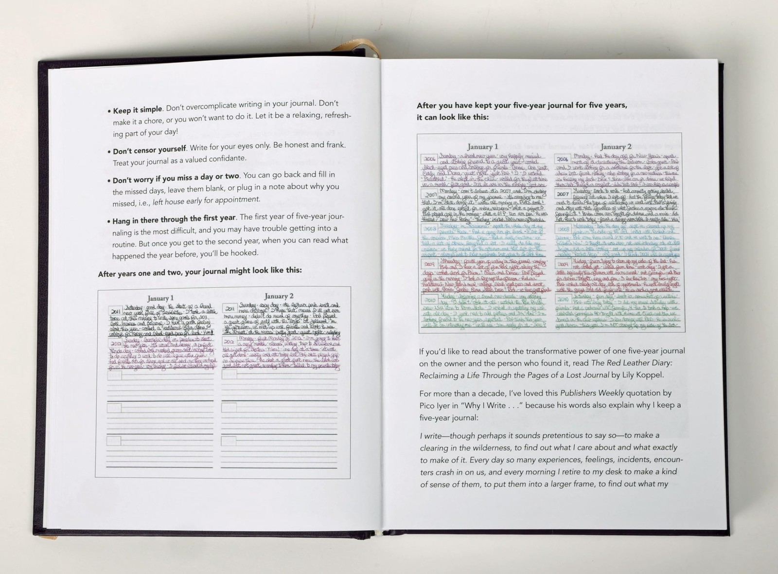 Hard Cover 5 Year Journal | The Easiest to Use Five Year Journal | Quick and …