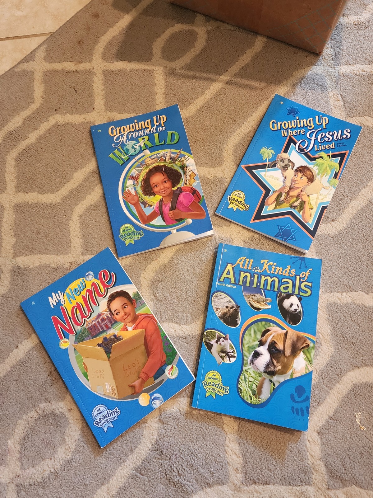 Abeka Grade 2 Textbooks Set Reading, Language Arts, Arithmetic, Bible