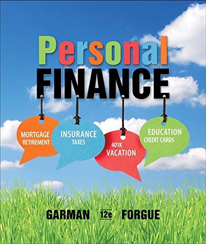 PERSONAL FINANCE By E. Thomas Garman & Raymond Forgue – Hardcover Mint Condition