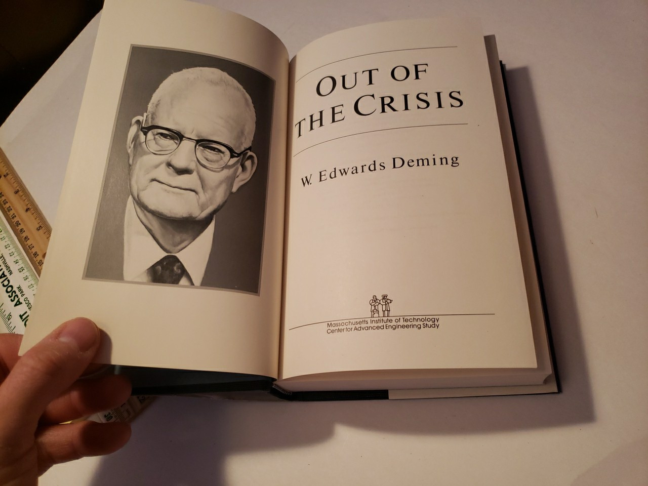 Out of the Crisis by Deming, W. Edwards HC Book