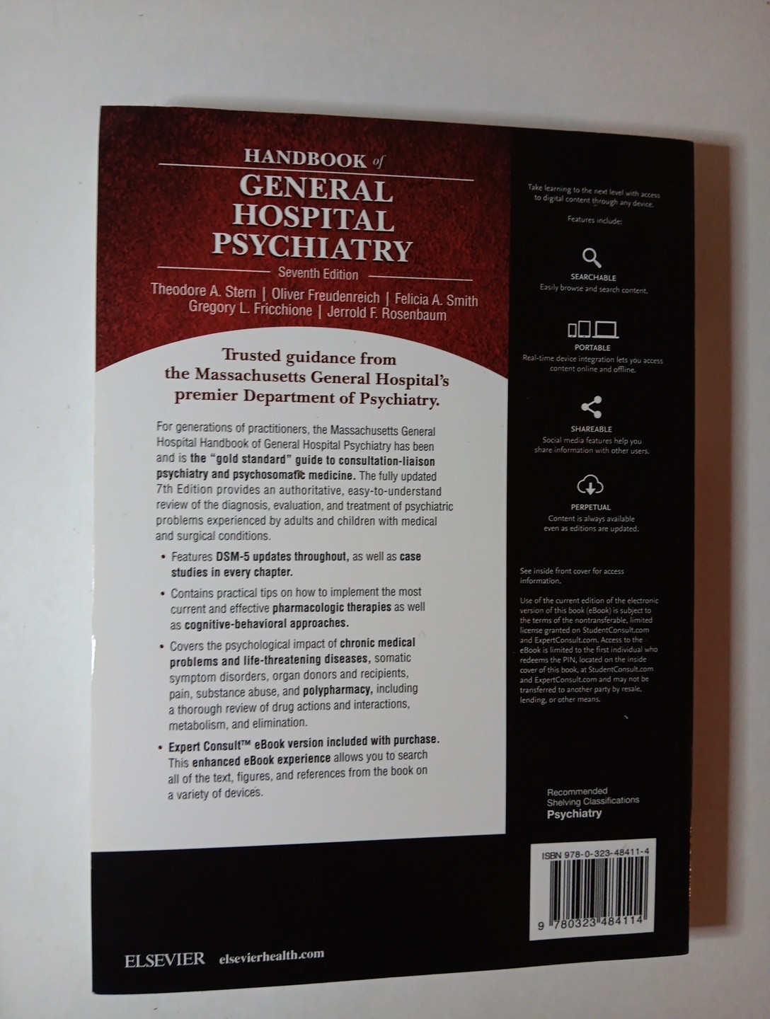 Handbook of General Hospital Psychiatry Book Seventh Edition 7th, TPB