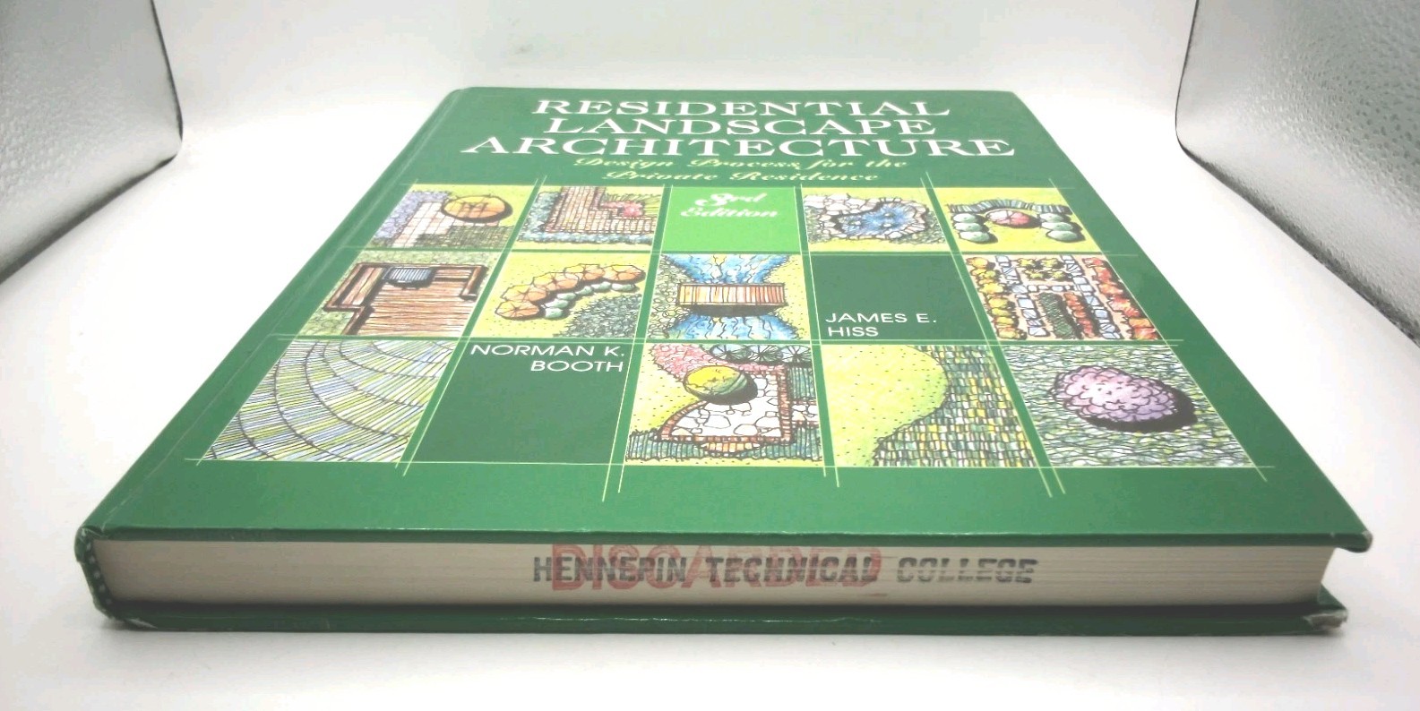 Residential Landscape Architecture Design Booth Hiss 3rd Ed Textbook *Ex Lib