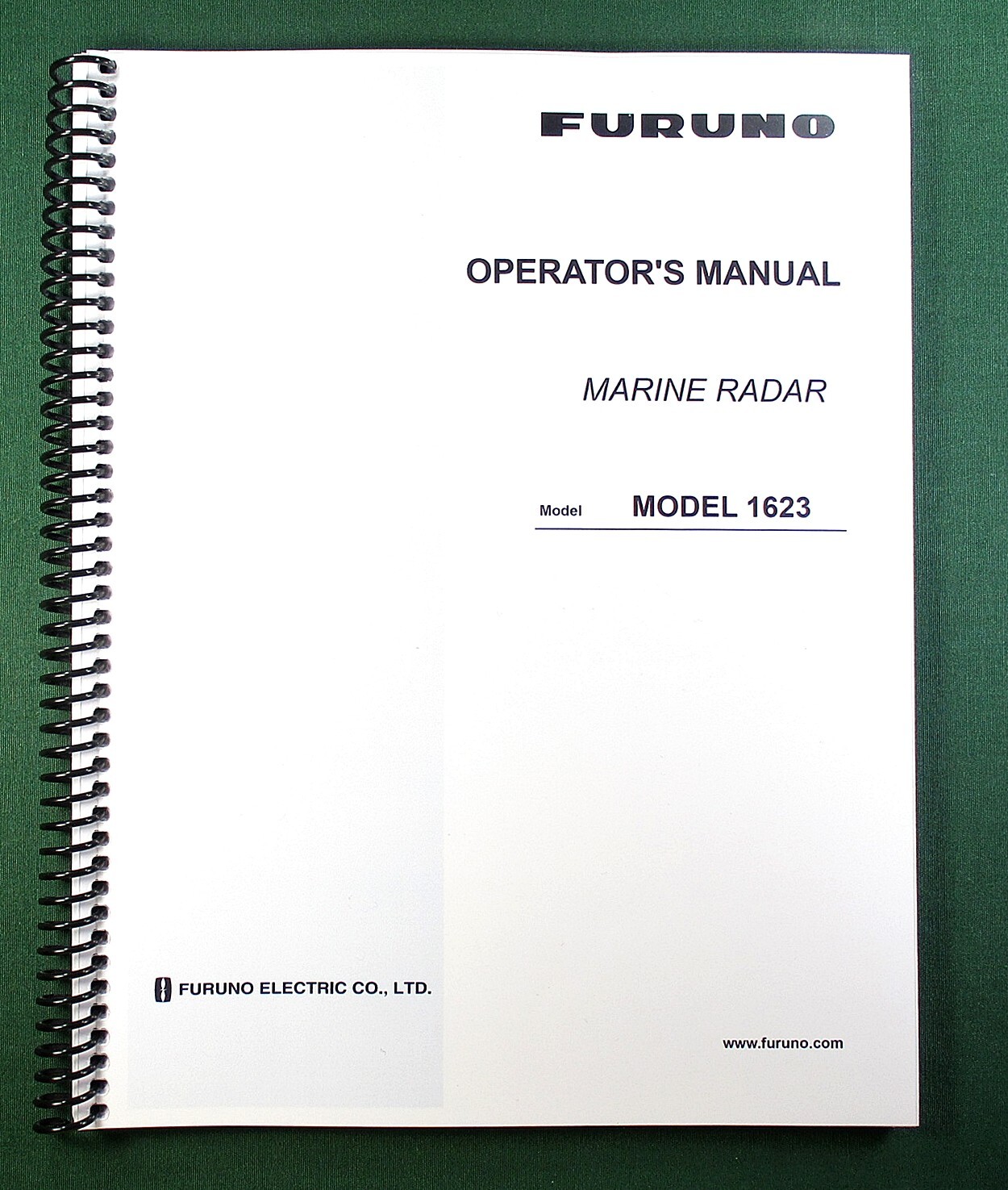 Furuno Model 1623 Operator’s Manual: 52 Pages & Protective Covers!