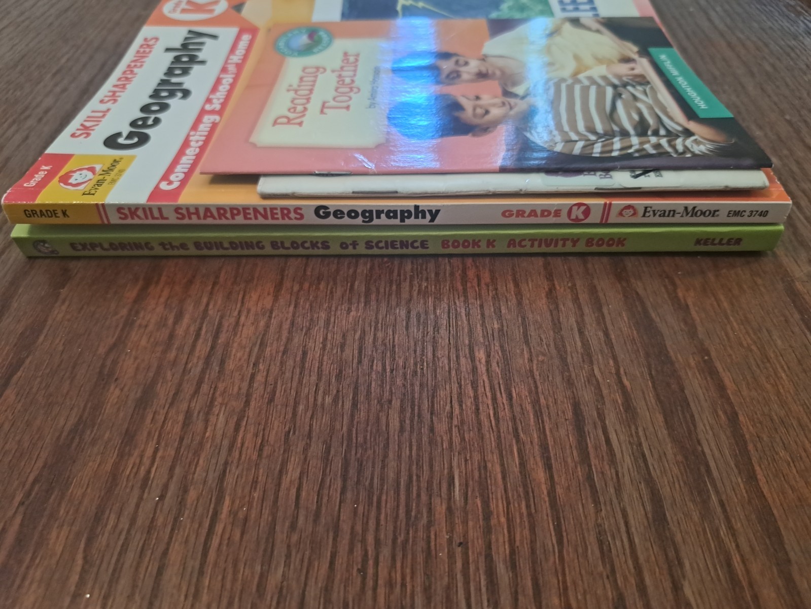 Homeschool Curriculum Lot Of 4 Workbooks & Readers Kindergarten books NEW