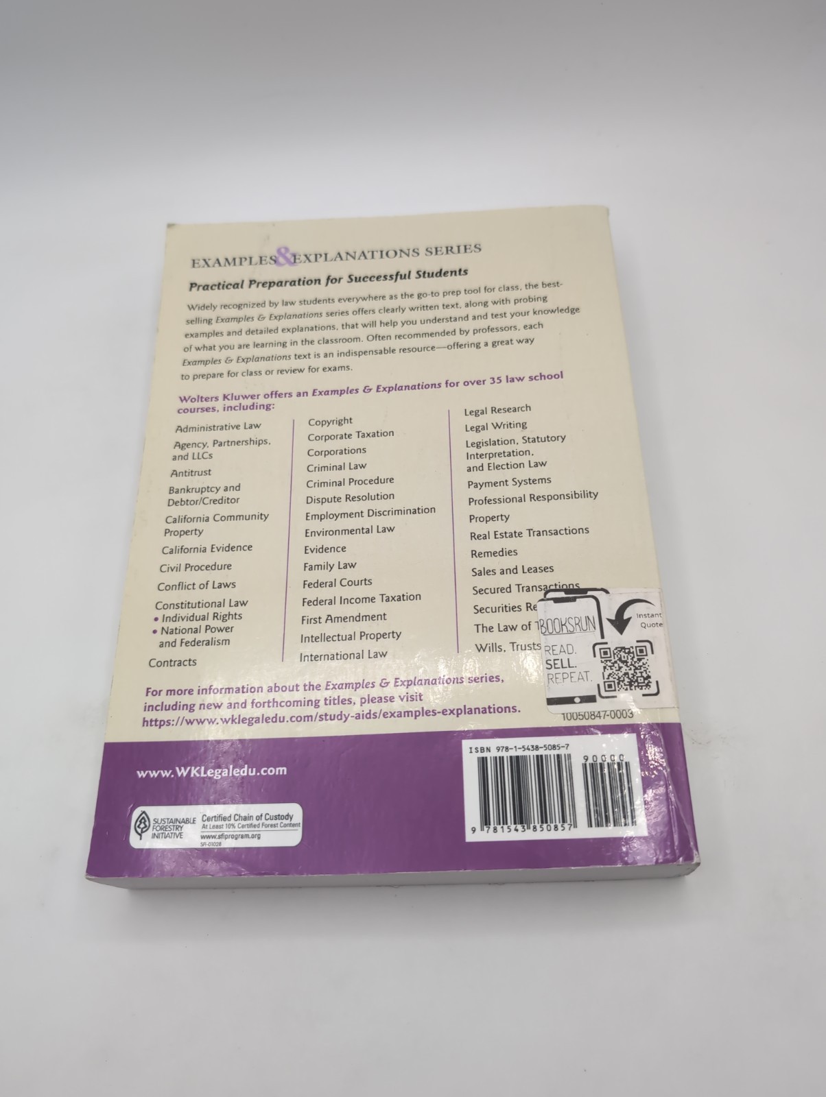 Examples and Explanations for Constitutional Law