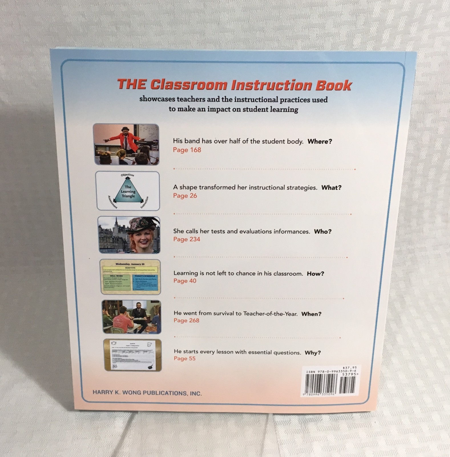 THE CLASSROOM INSTRUCTION BOOK / HARRY K. & ROSEMARY T. WONG / TRADE PB