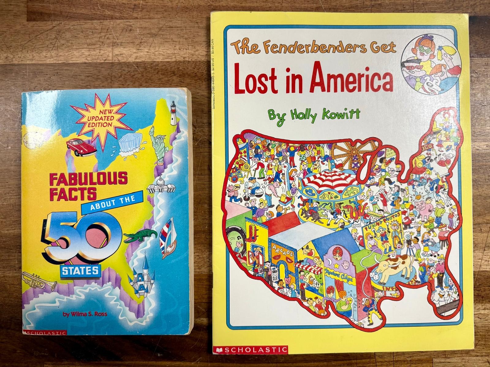 Scholastic Children’s US Geography Books Lot of 2