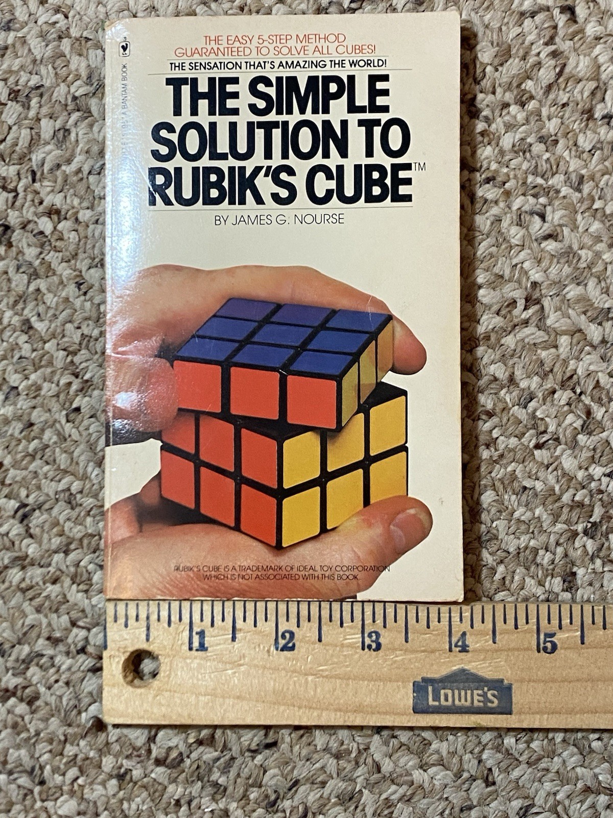 The Simple Solution To Rubik’s Cube By James Nourse Book 1981 Rubiks Method