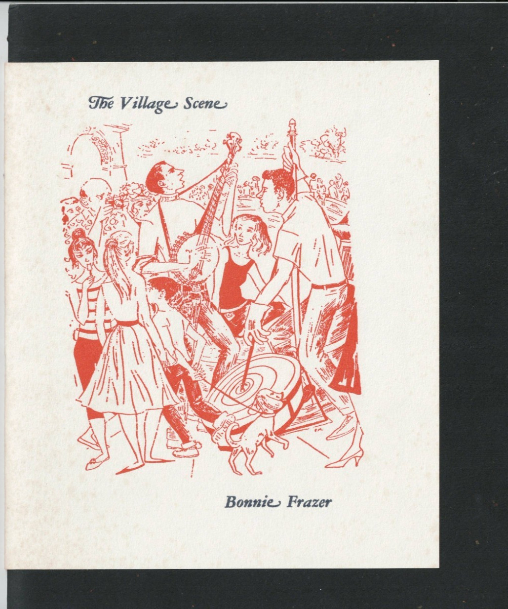 THE VILLAGE SCENE BY BONNIE BREMSER FRAZIER – RAY BREMSER – LIMITED ED SIGNED
