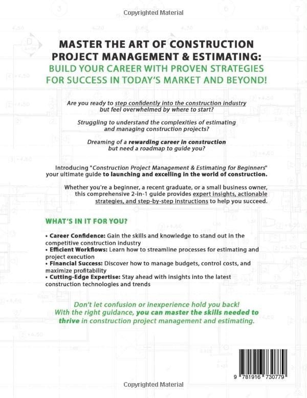 Construction Project Management & Estimating for Beginners: [2 in 1] From Estima