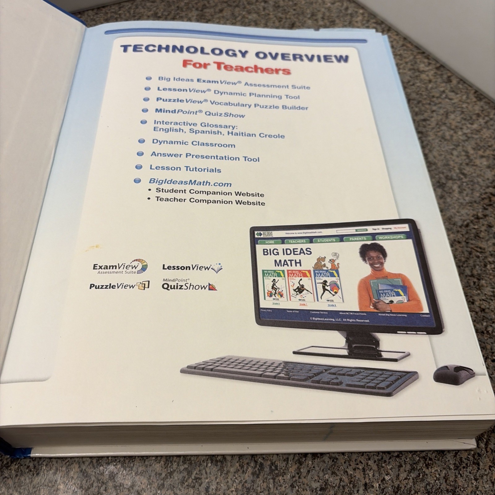 Big Ideas Math 8, Florida Teaching Ed., Practice Journal, & 2 CD-ROMs, by Larson