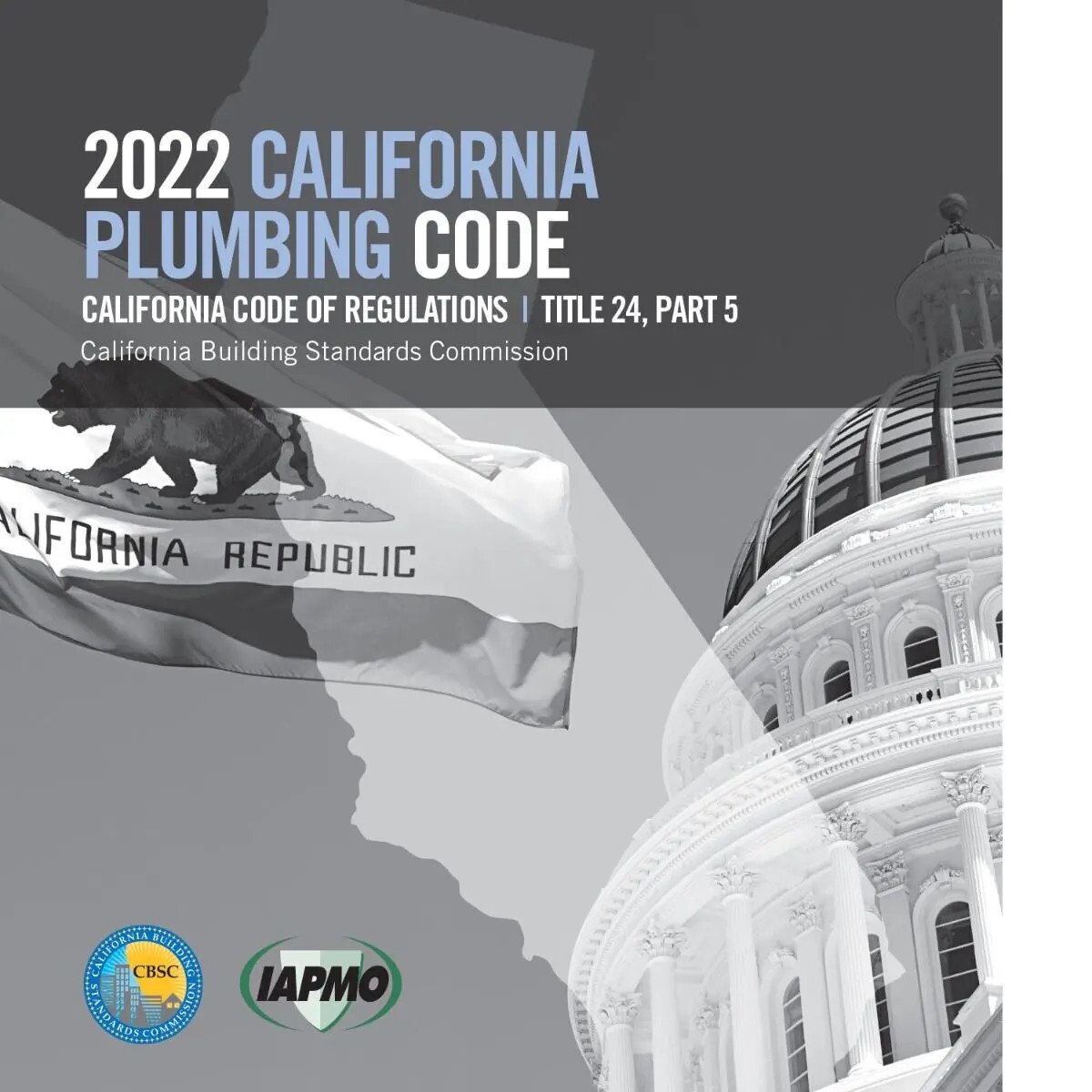 2022 California PLUMBING code -BOOK & BINDER