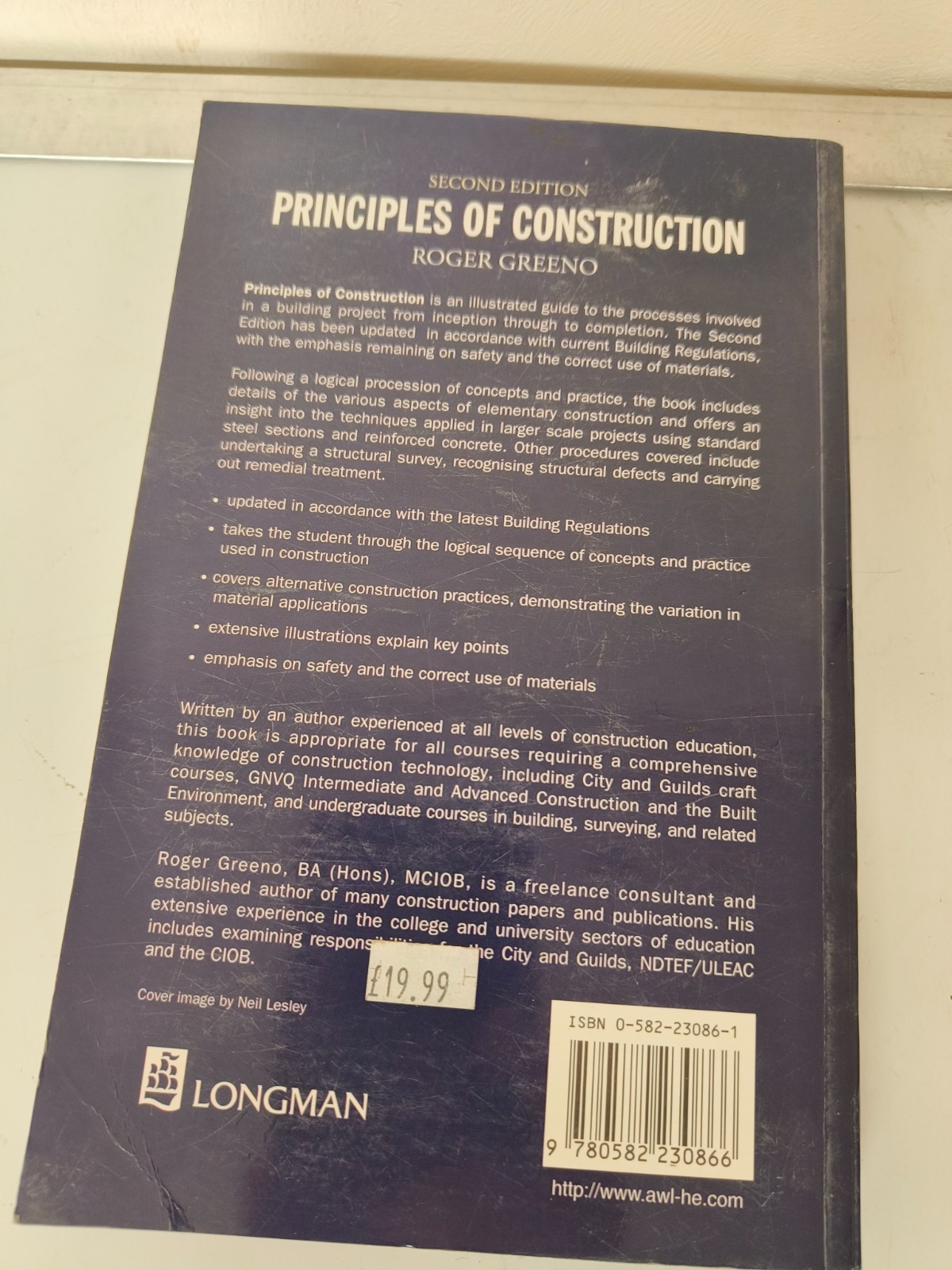 Roger Greeno Principles of Construction (Paperback)