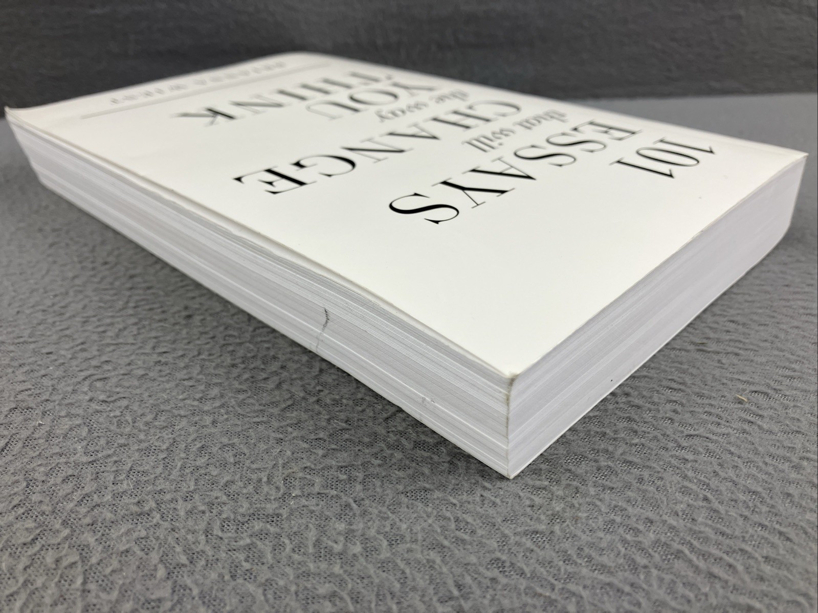 101 Essays That Will Change The Way You Think Paperback Brain Wiest