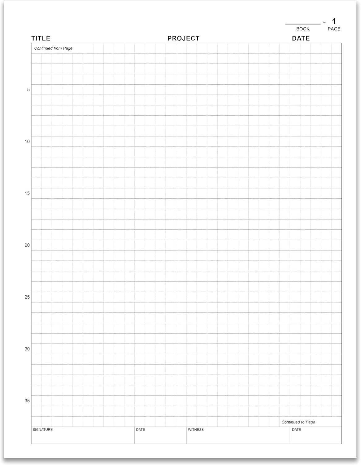 Chemistry Lab Notebook – 100 Pages Scientific Grid, Durable Translucent Cover, W
