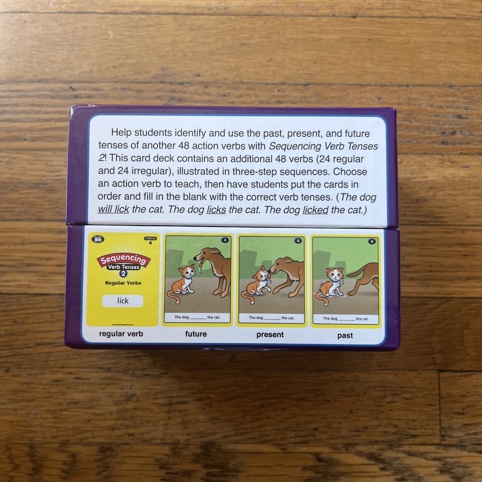 Super Duper Publications: Sequencing Verb Tenses Bundle (Set 1 and Set 2) Cards