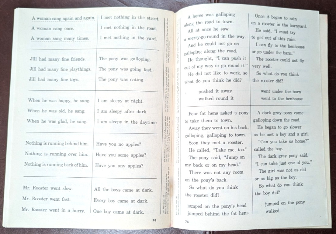 New Basic Readers, Think-And-Do Book To Accompany The New “Our New Friends” 1952