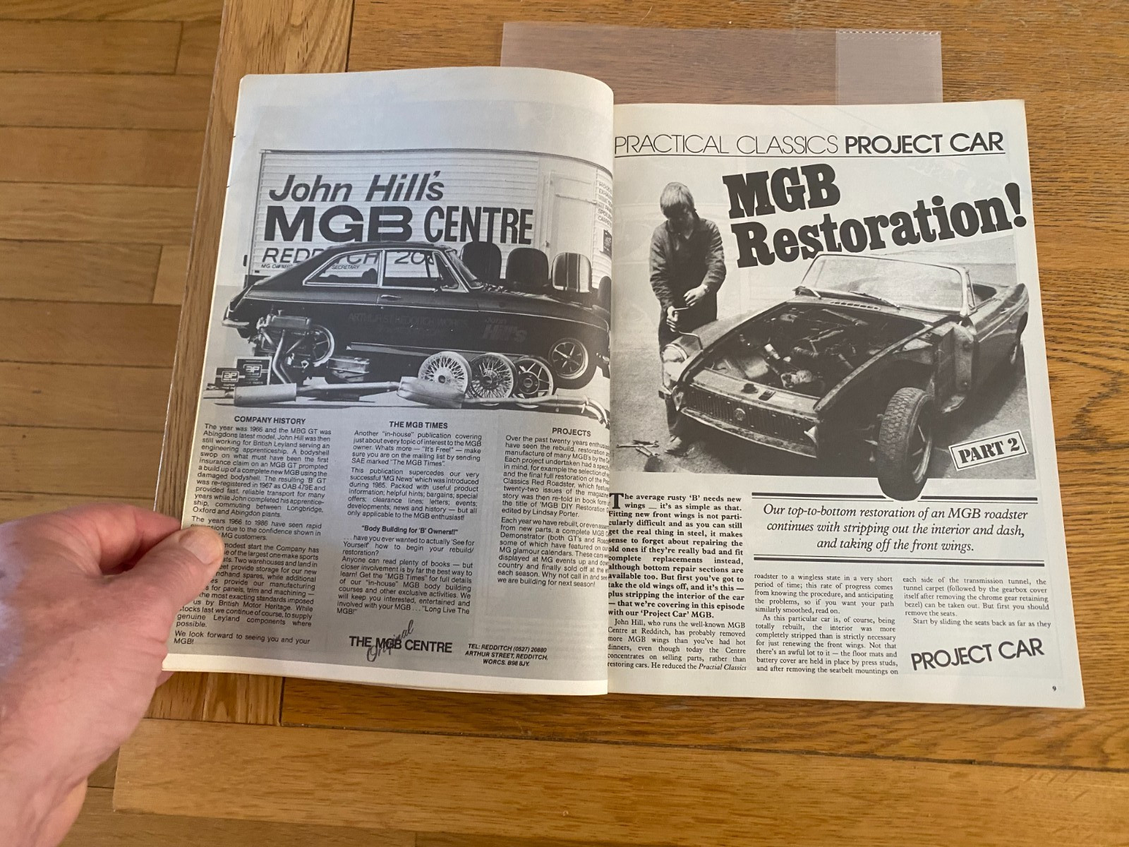 PRACTICAL CLASSICS MGB RESTORATION GUIDE 100 PAGES GOOD CONDITION