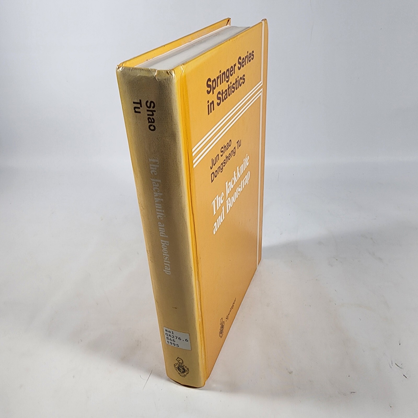 The Jackknife and Bootstrap (Springer – Hardcover, by Shao Jun; Tu – Very Good