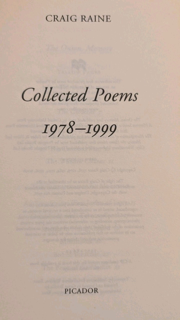 Collected poems, 1978-1999