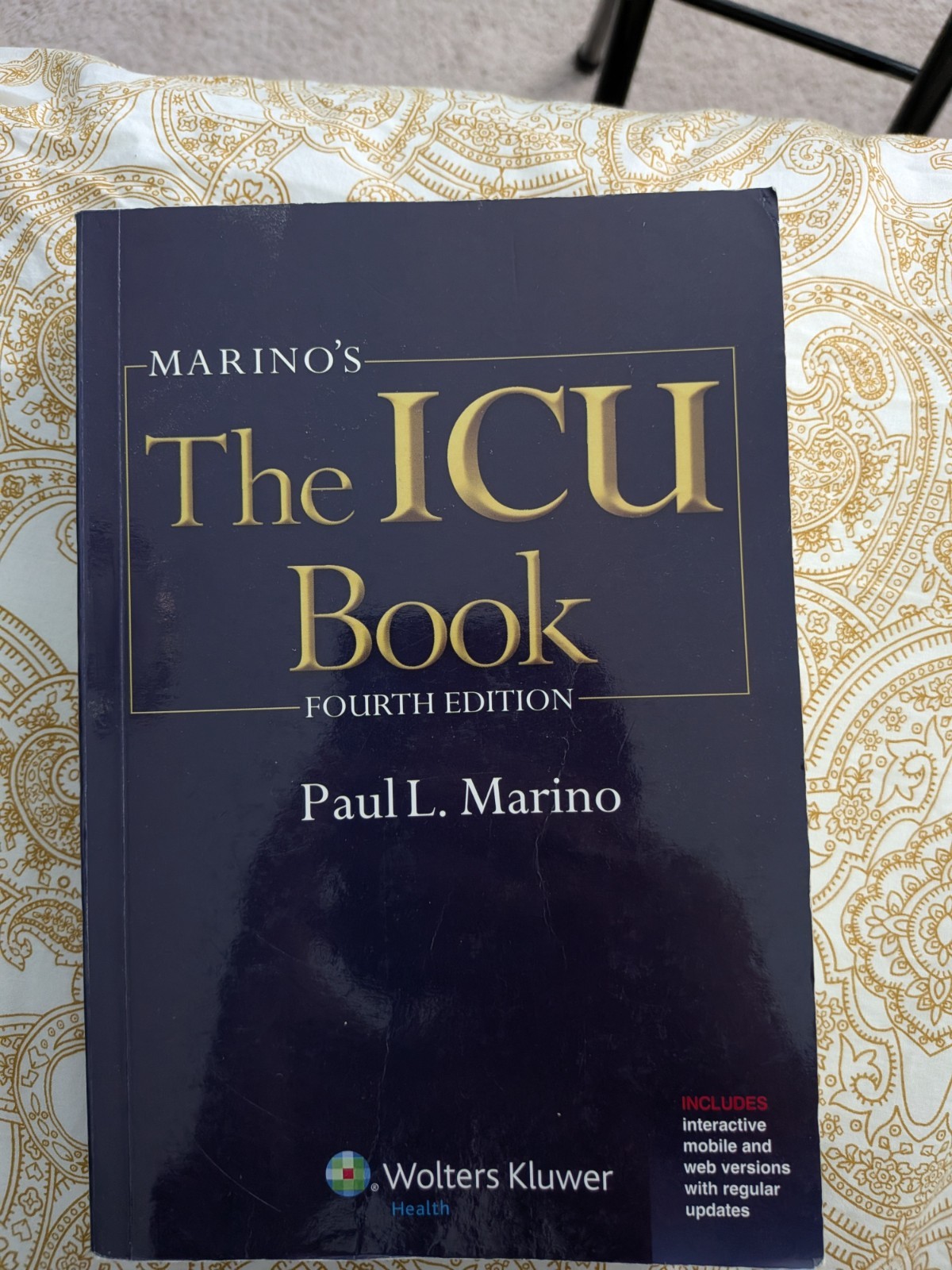 Marino’s The ICU Book 4th Fourth Edition 2014 by Paul L. Marino