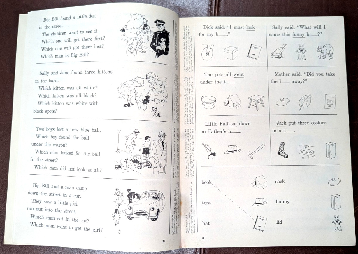 New Basic Readers, Think-And-Do Book To Accompany The New “Our New Friends” 1952