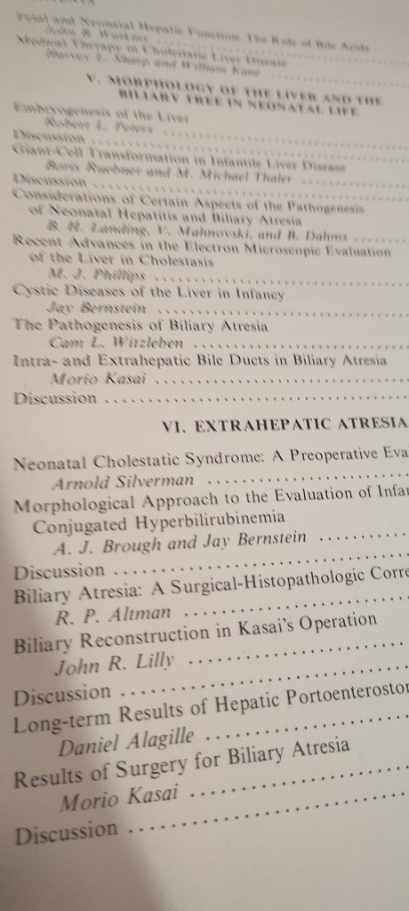neonatal hepatitis and biliary atresia book 1977 hardcover CLEAN/UNMARKED TEXT