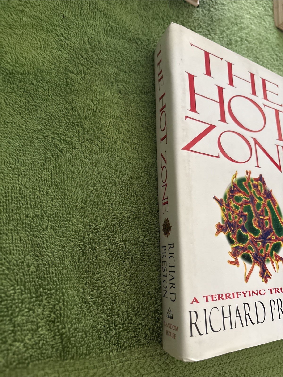 The Hot Zone By Richard Preston Vintage Hardcover Book Random House 1994 U.S.A.