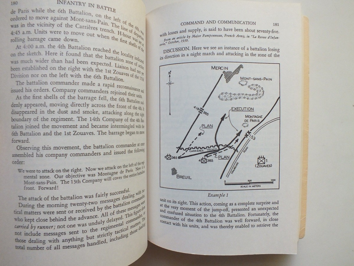 Infantry in Battle; The Infantry Journal Incorporated, 1939 *Paperback Reprint*