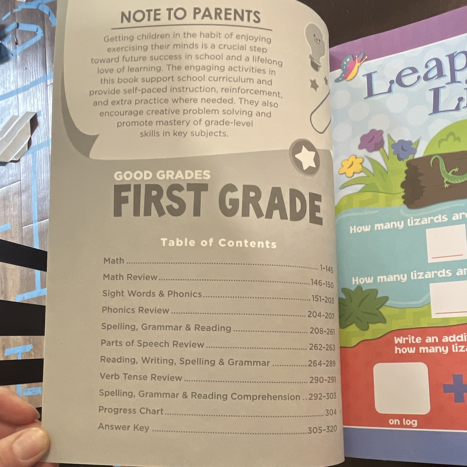 Good Grades First Grade Workbook 320 Pages Paperback 2023 Math Reading