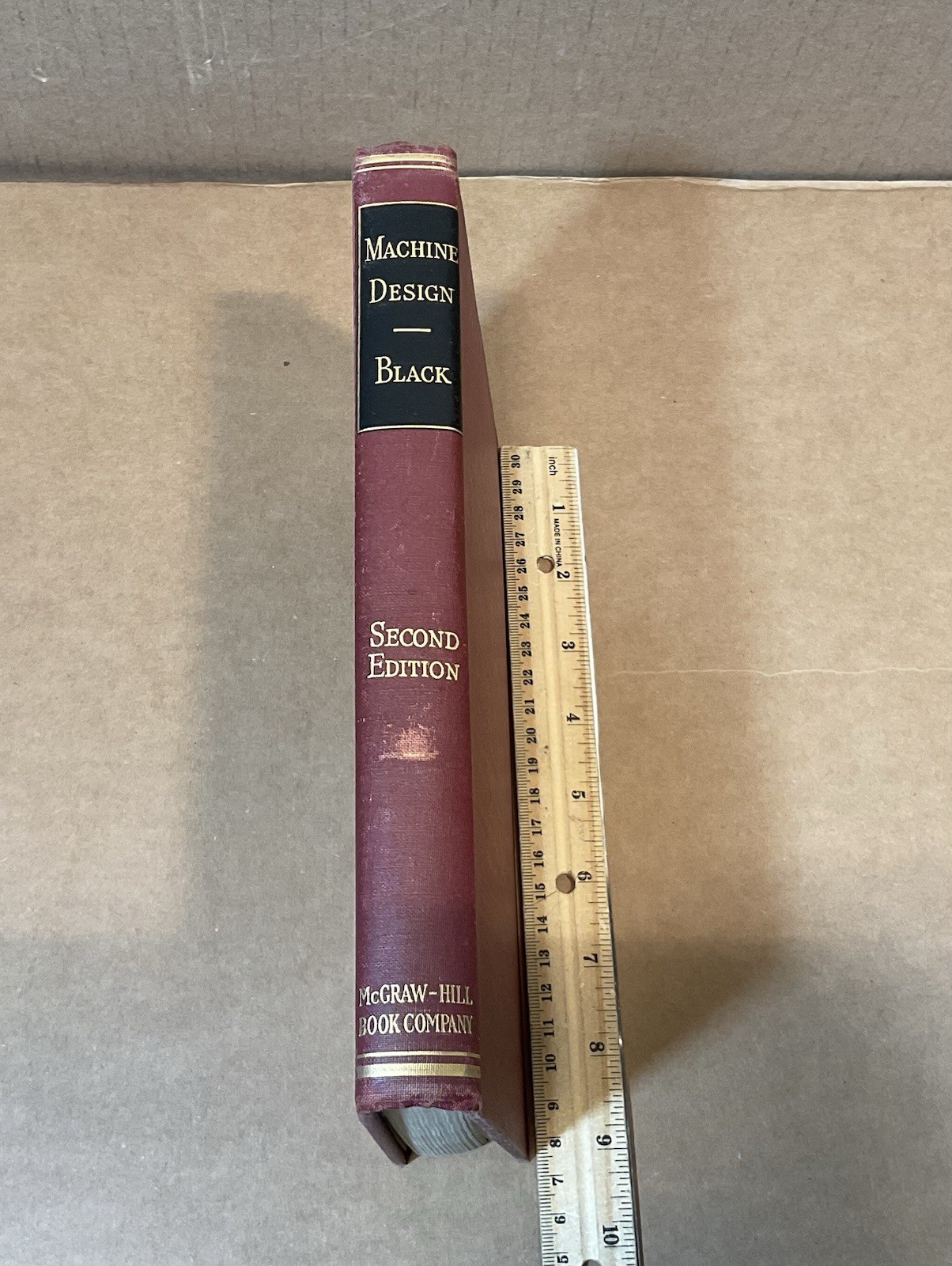 Vintage Machine Design By Paul H. Black Second Edition (1955,Hardcover)