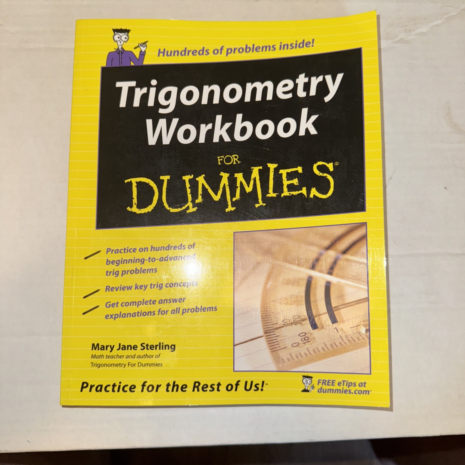 Trigonometry Workbook for Dummies by Mary Jane Sterling (2005, Trade Paperback)