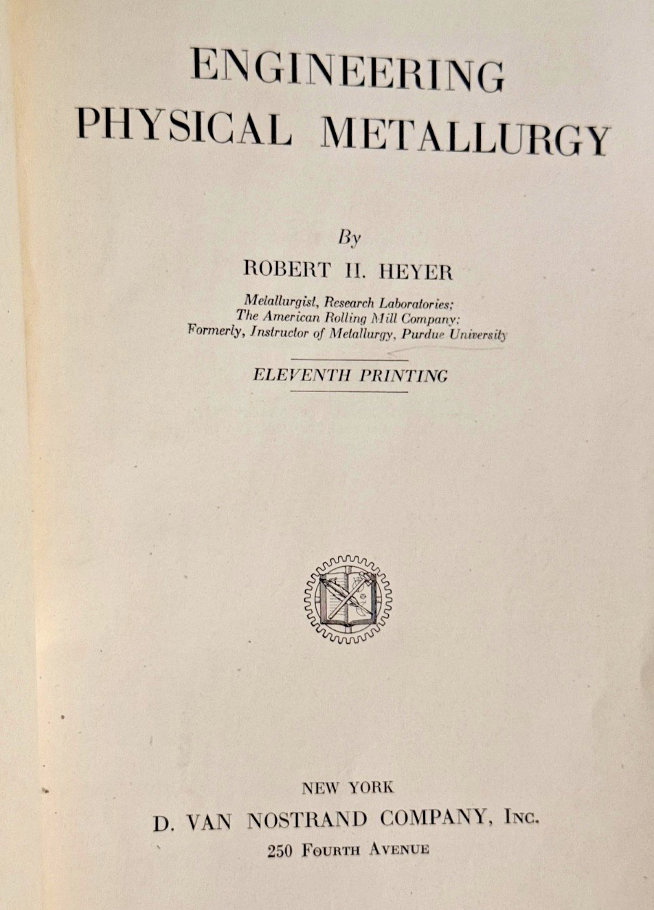 Vintage Engineering Reference Lot (5) Metallurgy Hydraulics Steel Process Design
