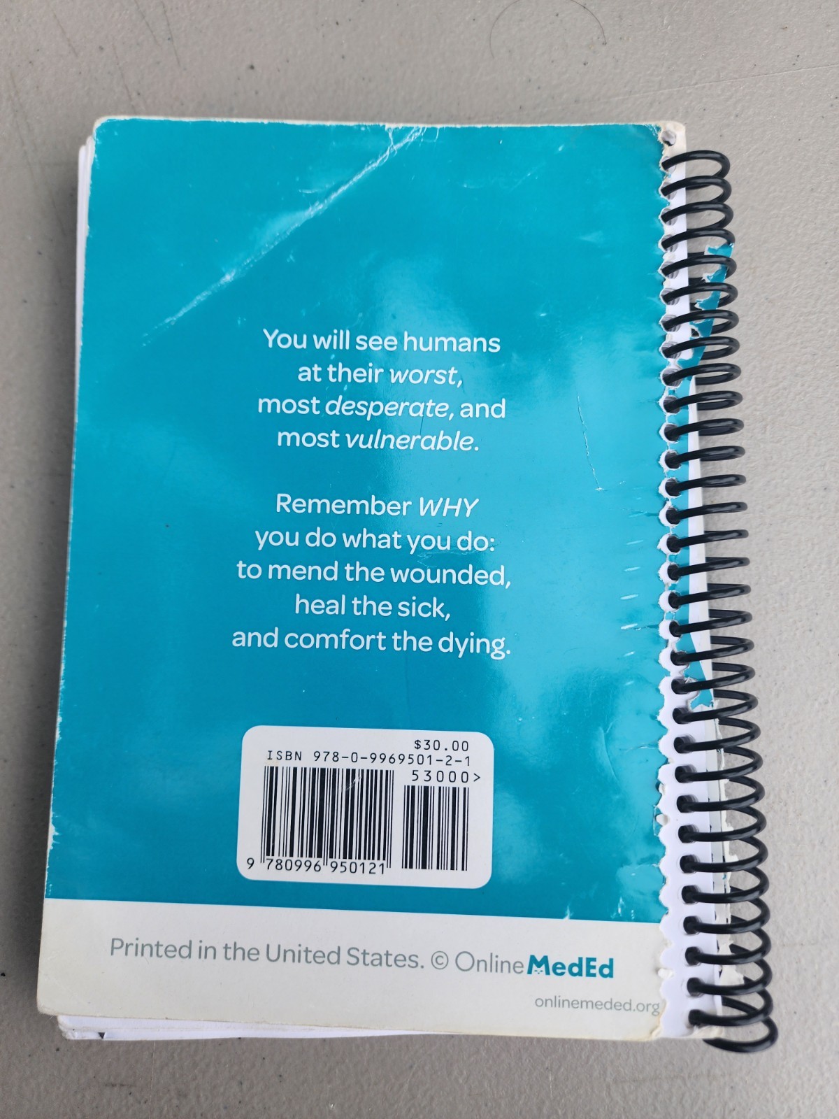 OnlineMedEd Intern Guide by Dustyn Williams (2015, Spiral)