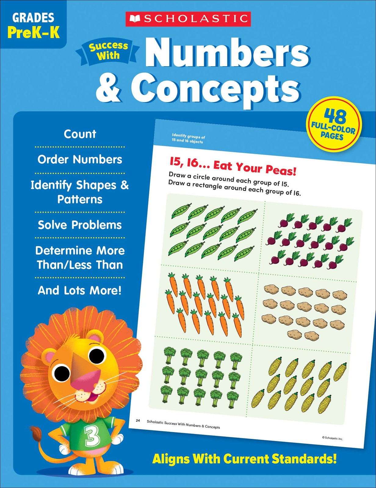 Scholastic Success with Numbers & Concepts Workbook (Scholastic Success; Gra…