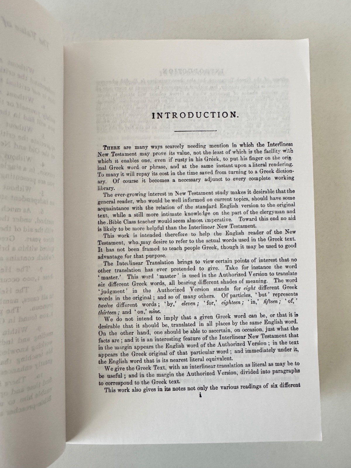 INTERLINEAR GREEK-ENGLISH NEW TESTAMENT WITH A By George Ricker Berry PB 1994