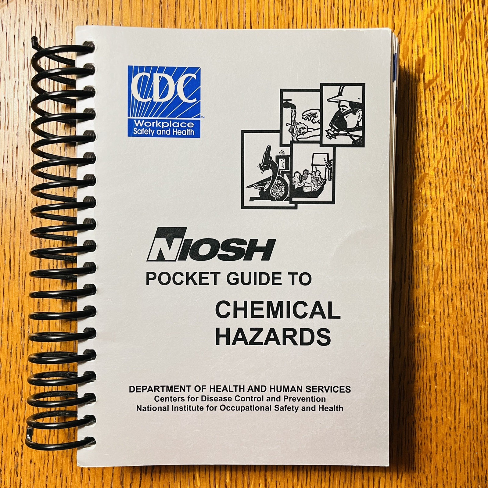 Niosh Pocket Guide To Chemical Hazards 2005 Edition Spiral bound Book CDC DHHS