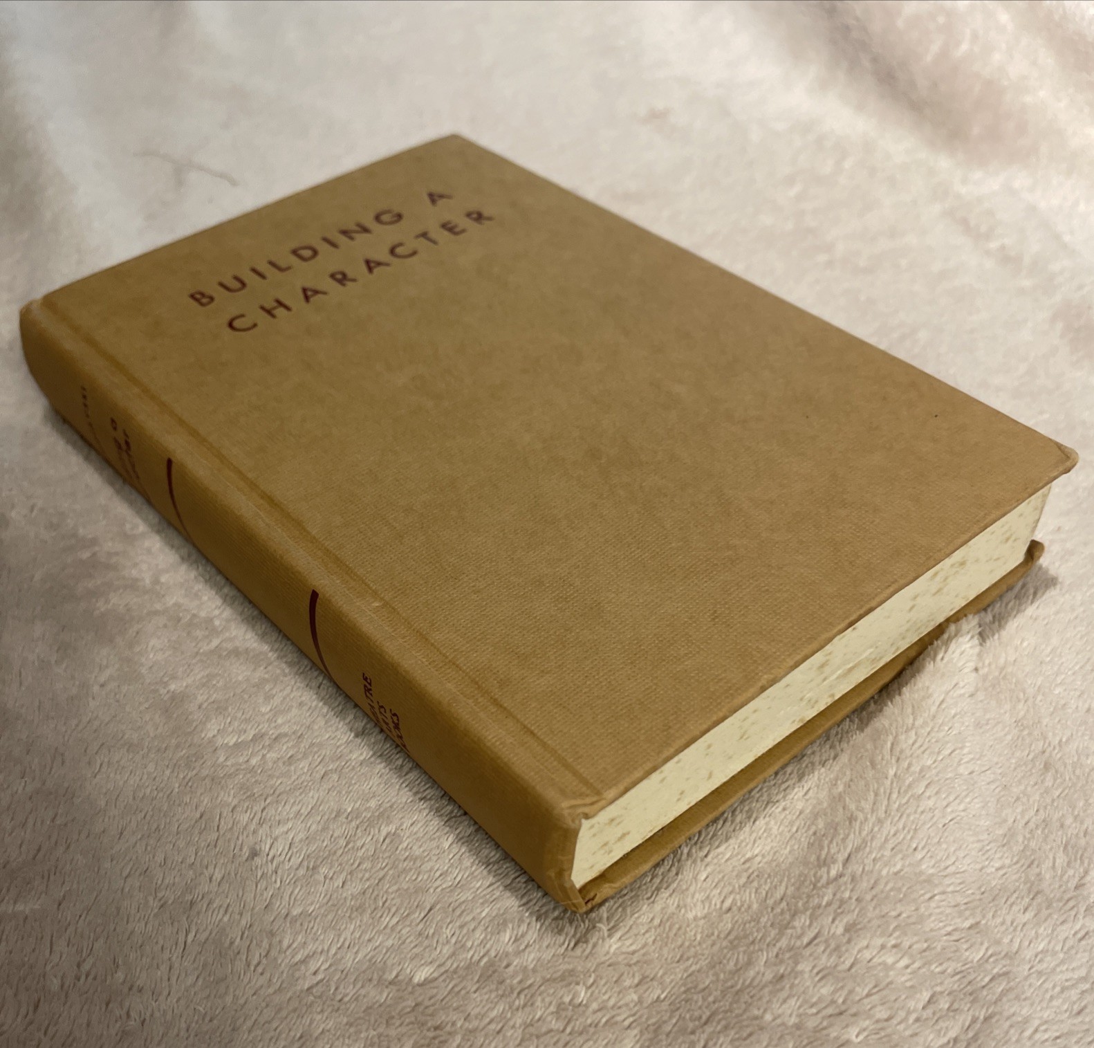 “Building A Character” by Constantin Stanislavski HC/DJ 1975 printing