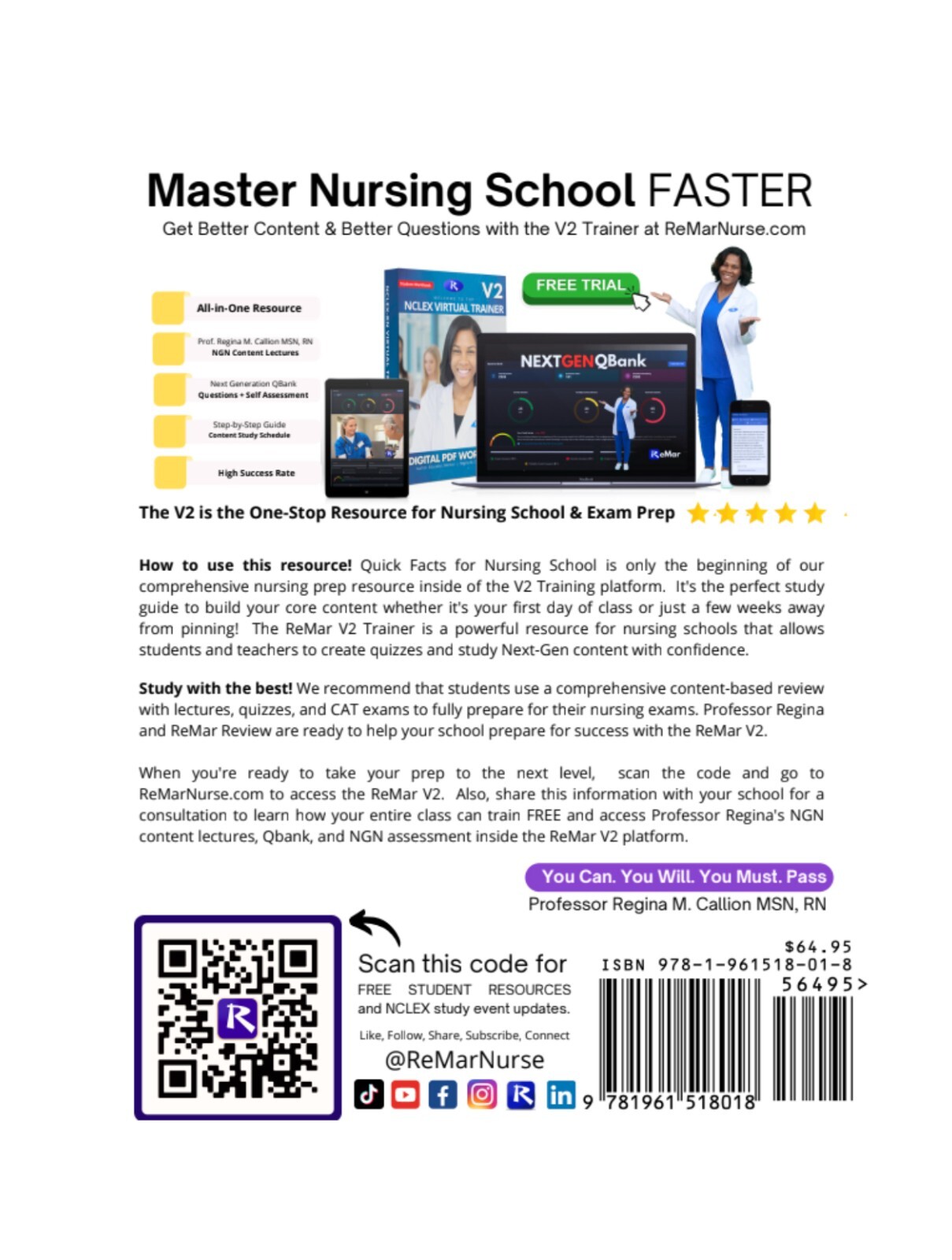 Quick Facts for Nursing School: Med-Surg & Pharmacology