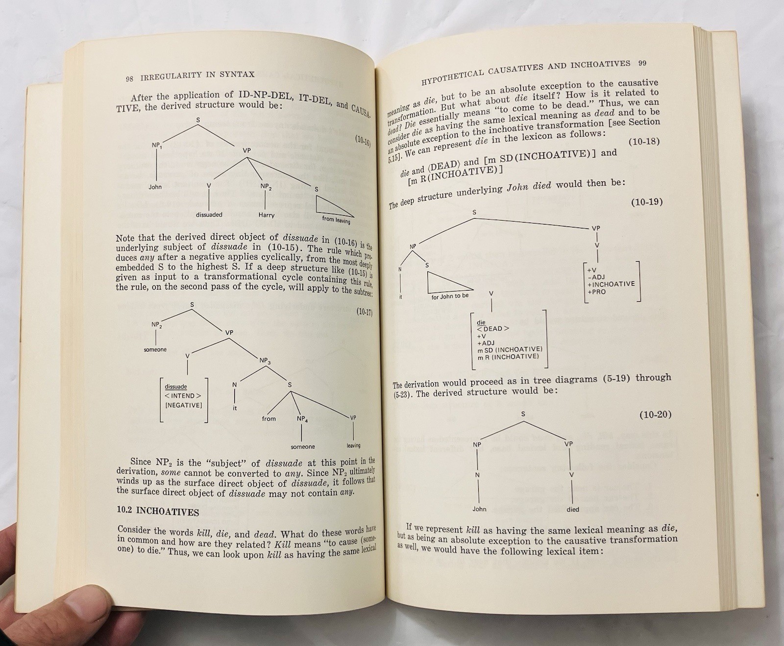 Irregularity in Syntax by George Lakoff (1970) Linguistics Paperback TSL Grammar
