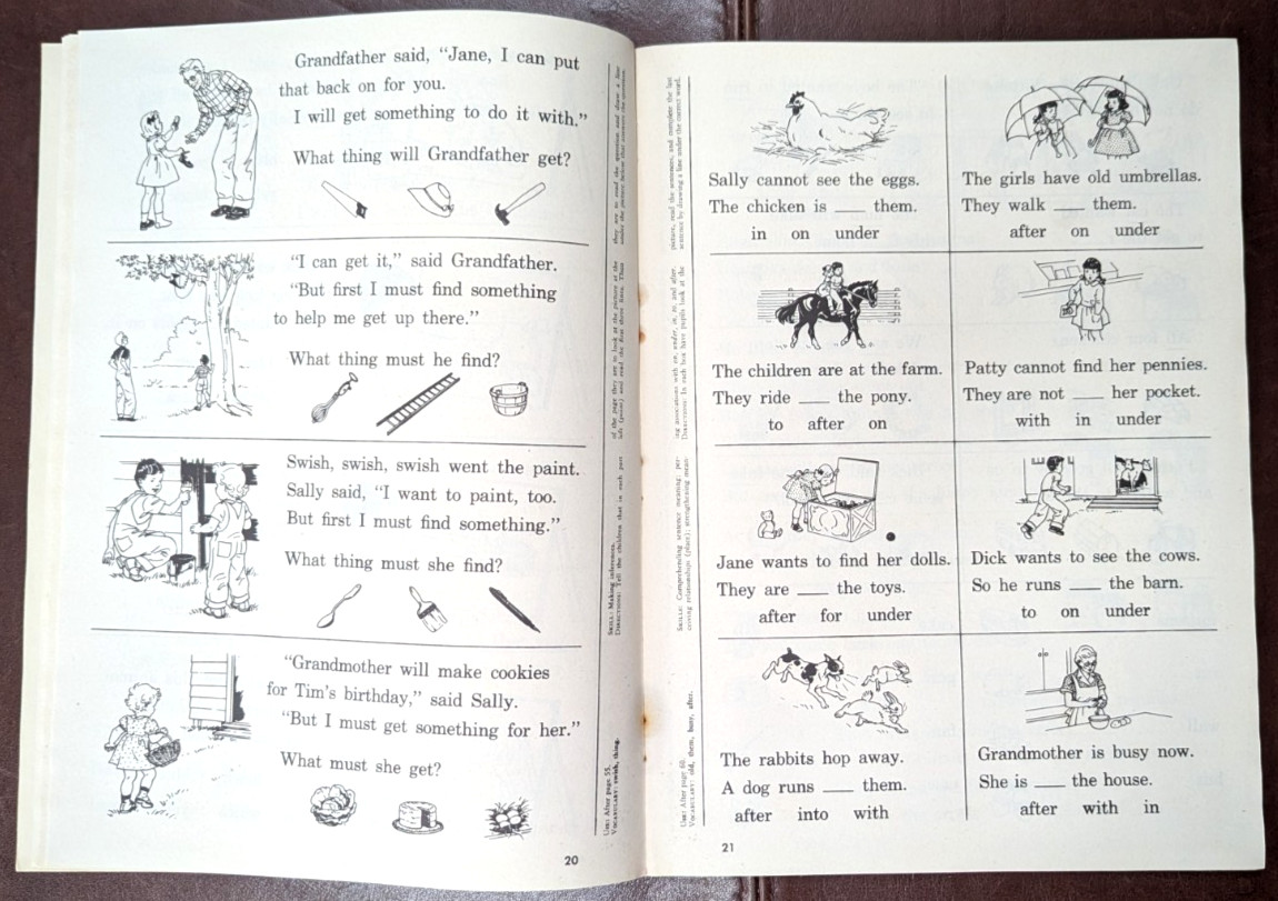 New Basic Readers, Think-And-Do Book To Accompany The New “Our New Friends” 1952