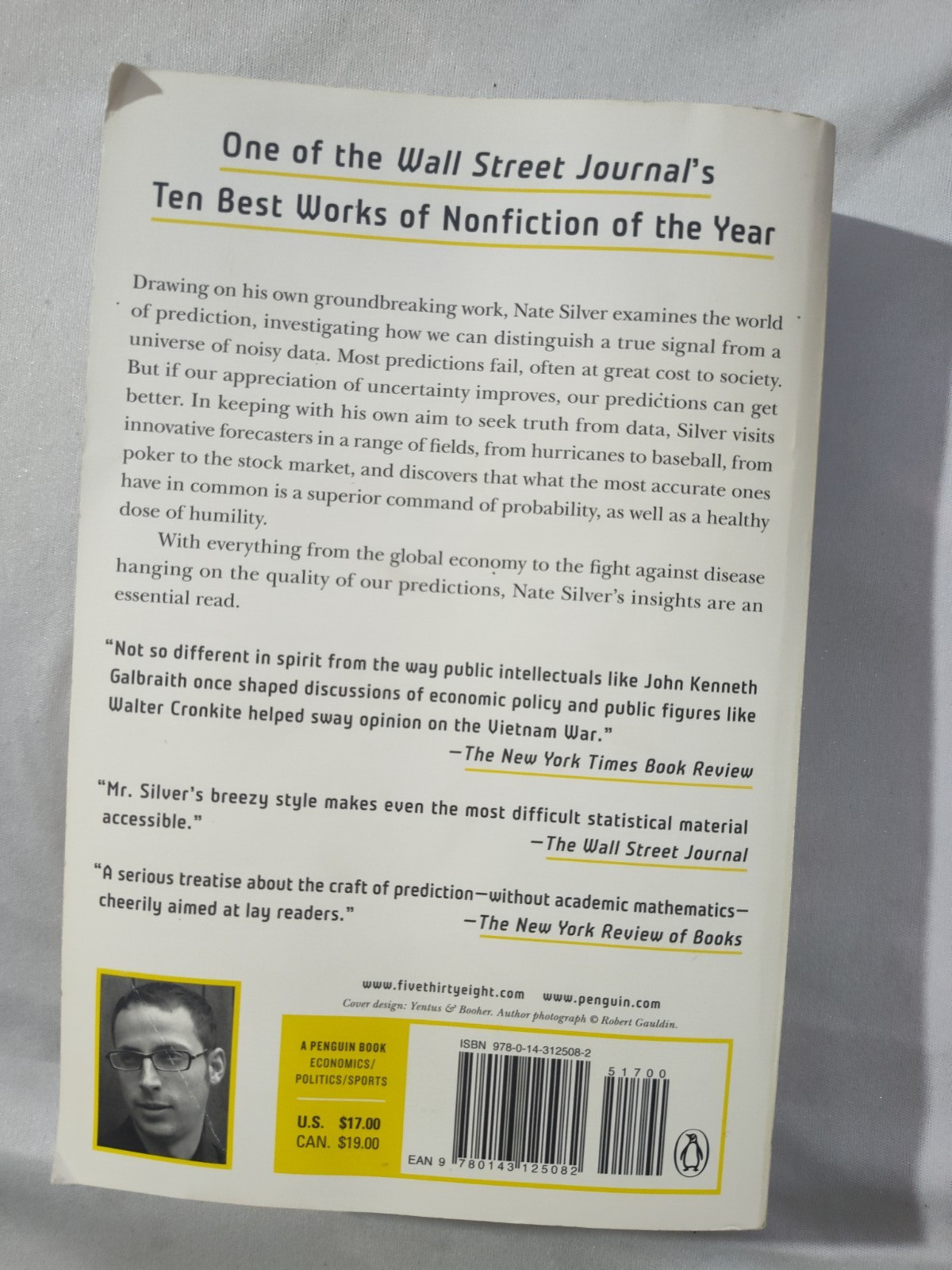 The Signal and the Noise: Why So Many Predictions Fail–but Some Don’t [ Silver,