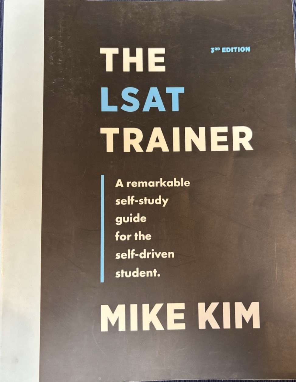 The LSAT Trainer Mike Kim 3rd Edition Self-Study Guide – EUC