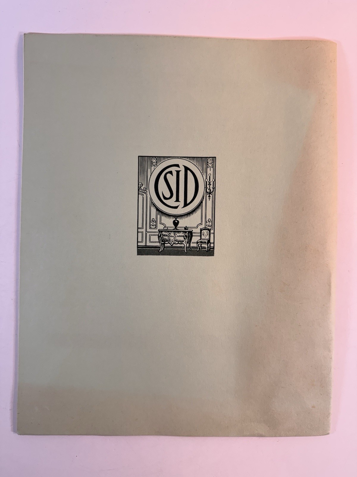 Vintage Interior Design Course Booklet 1958 CSID Chicago + Ephemera